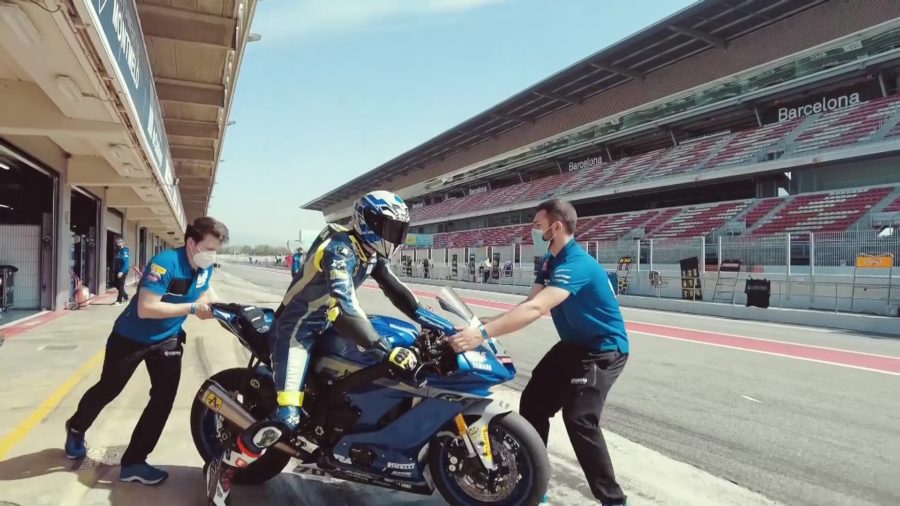 Marc Alcoba s’estrena als primers tests del WSBK en “bones sensacions”