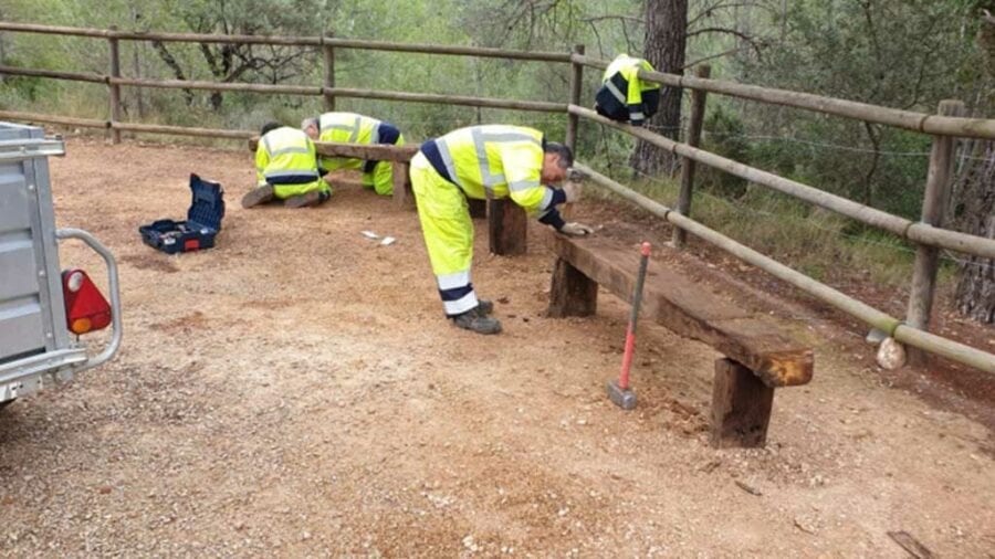 Finalitza el pla d’ocupació de la Diputació que ha reforçat la brigada del Consell Comarcal del Baix Ebre