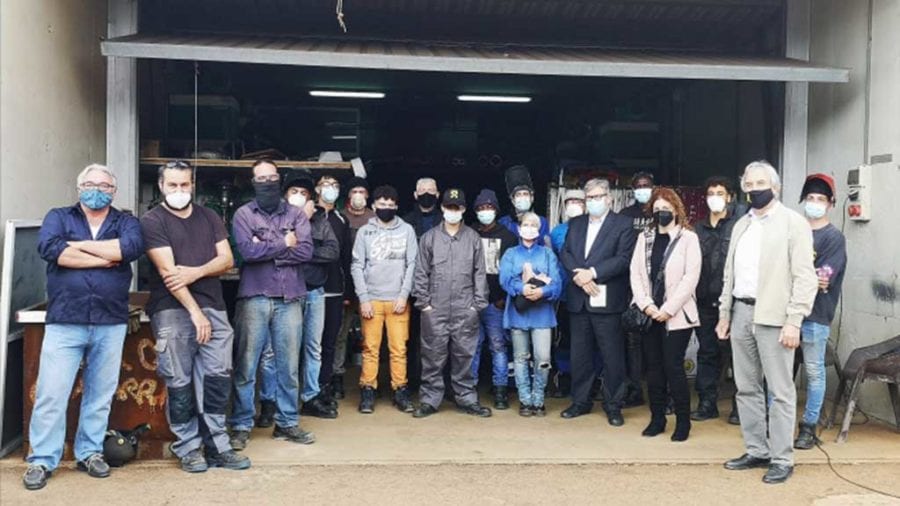 Divuit alumnes participen en el curs de soldadura organitzat pel Consell Comarcal del Baix Ebre