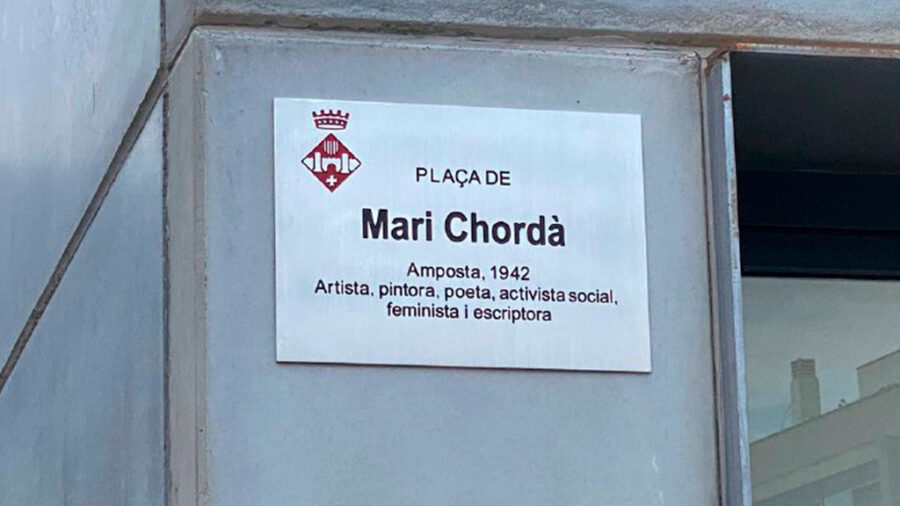 Amposta homenatja l’artista i activista social Mari Chordà amb una plaça amb el seu nom