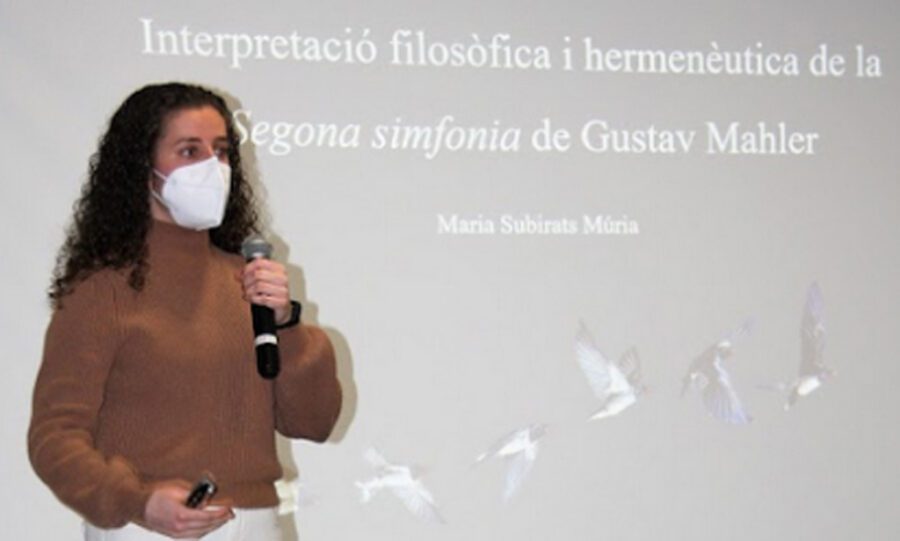 Maria Subirats, exalumna del Despuig guardonada al V Premi Esmuc pel treball de Recerca sobre Gustav Mahler