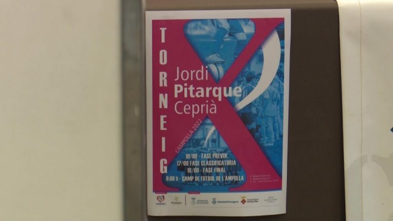 Tot preparat per la desena edició del Torneig Jordi Pitarque Ceprià