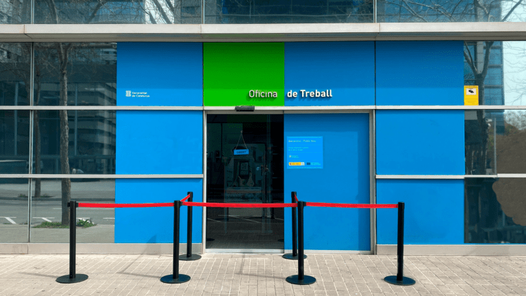 Fotografia: Generalitat de Catalunya // Oficina de Treball del SOC al barri del Poblenou de Barcelona