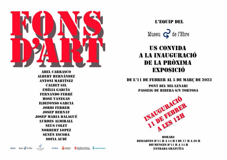 El Museu de l’Ebre inaugurà aquest dissabte una exposició que recull les donacions realitzades en els darrers 10 anys