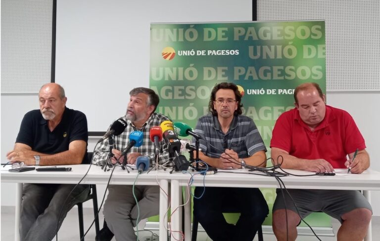 Tractorada d’Unió de Pagesos per reclamar solucions urgents a l’Estat davant la sequera