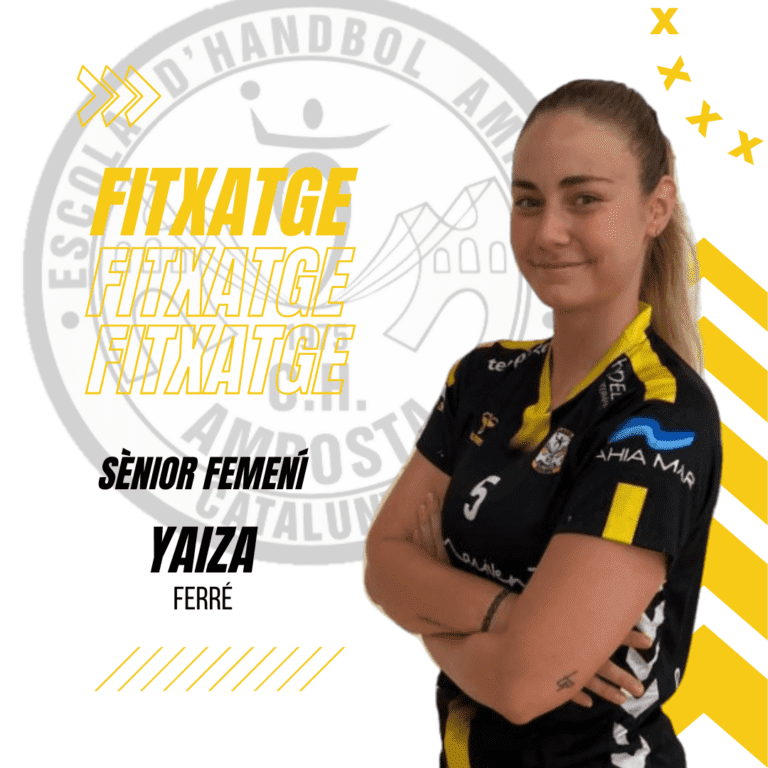 Yaiza Ferré, primer fitxatge del Club Handbol Amposta