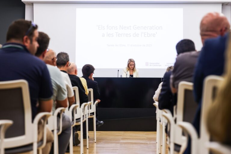 Més de 1.300 entitats i particulars de Terres de l’Ebre han rebut fons Next Generation EU per un total de 49 milions d’euros