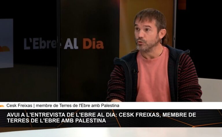 #VÍDEO: El Col·lectiu Terres de l’Ebre amb Palestina prepara diversos actes per als propers dies