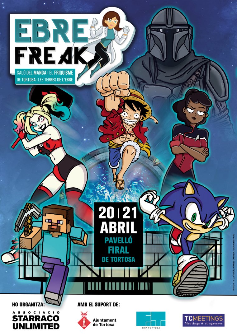 Tortosa dedica el cap de setmana al còmic, el manga i la ciència-ficció amb l’Ebre Freak