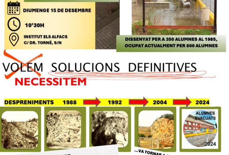 La Ràpita es mobilitza aquest diumenge per aprovar l’assignatura pendent d’un nou institut
