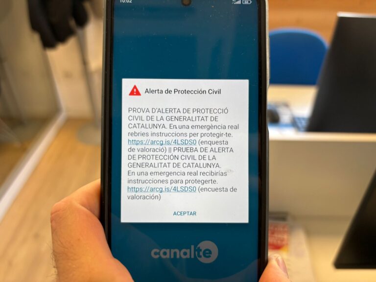 Més de 8.000 persones responen a l’enquesta de valoració de la prova d’alertes pel mòbil duta a terme a les Terres de l’Ebre, Tarragona i el Penedès