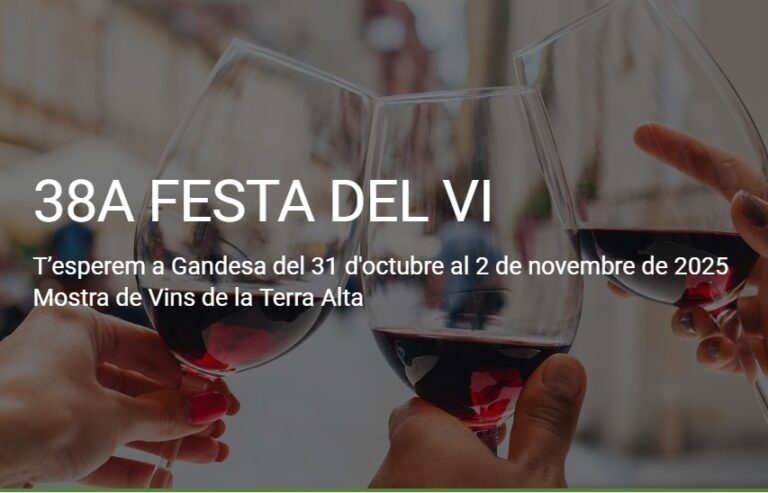 La Festa del Vi de Gandesa estrenarà novetats durant els tres dies dedicats als espumosos de la DO Terra Alta