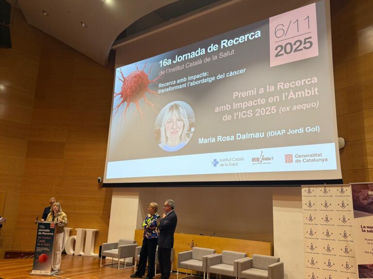 El grup de recerca GAVINA rep el Premi a la Recerca amb Impacte de l’ICS 2025 pel projecte FANTASTIC