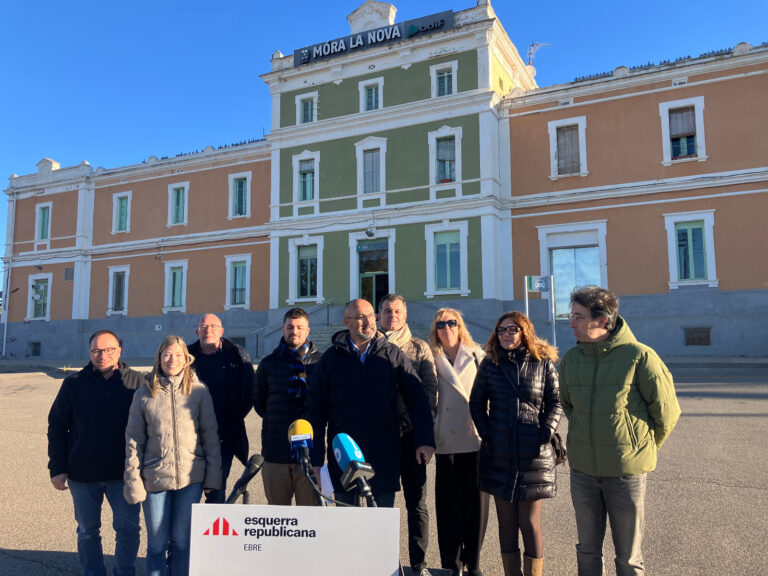 ERC se suma al tall de vies previst per Trens Dignes perquè Renfe “se’n riu de les Terres de l’Ebre” i el govern del PSC té “nul·la visió territorial”