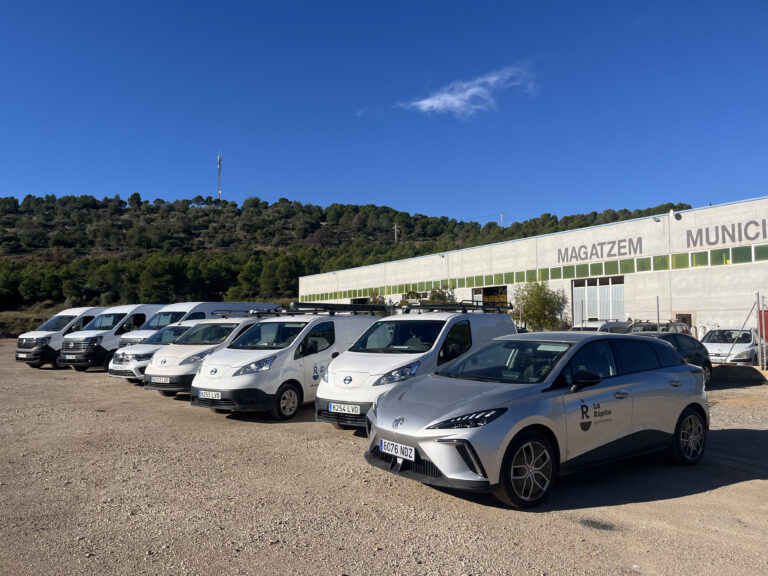 La Ràpita amplia la flota elèctrica amb set nous vehicles