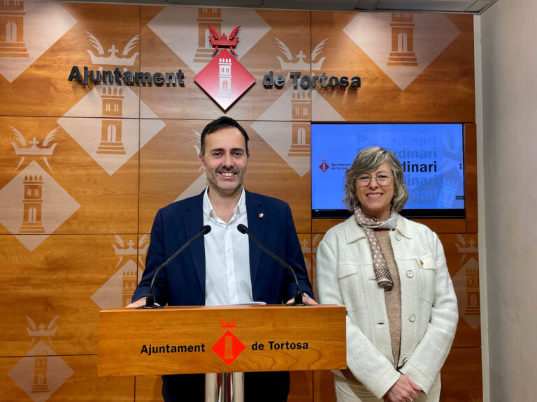 Jordan renunciarà a l’alcaldia de Tortosa en el plenari de dilluns en compliment del pacte de govern municipal