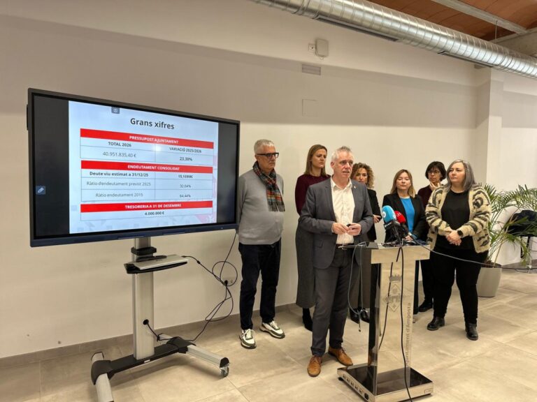 L’Ajuntament d’Amposta porta a aprovació el pressupost més alt de la història, de 41 M€, impostos congelats i 9,6 M€ d’inversions