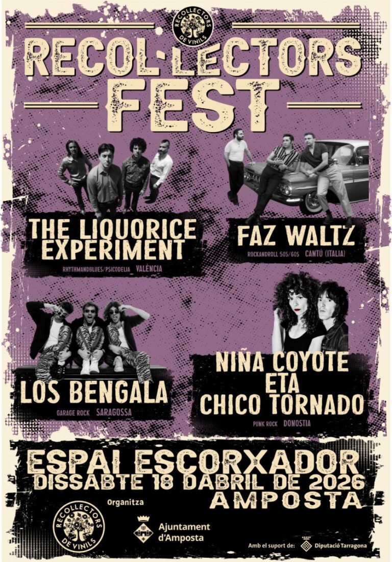 Naix el Recol·lectors Fest d’Amposta, el nou festival de rock impulsat per Recol·lectors de Vinils