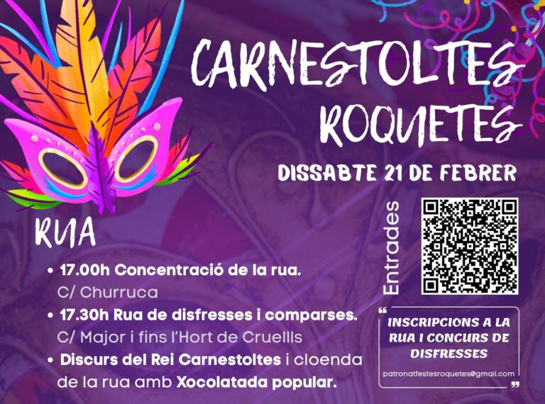 Roquetes es prepara per xalar amb el Carnestoltes