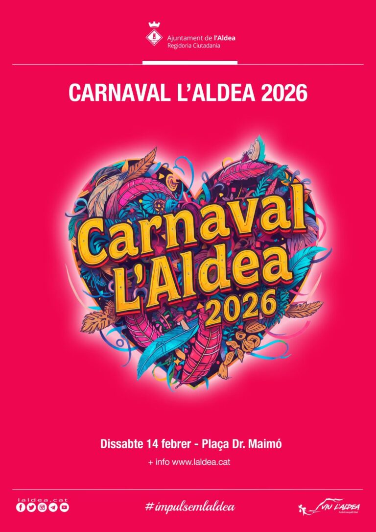 L’Aldea celebrarà el Carnaval el dissabte 14 de febrer