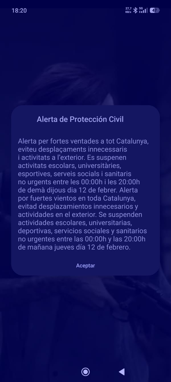 Protecció Civil detecta incidències en la rebuda dels missatges ES-Alert i ho reporta al Ministeri