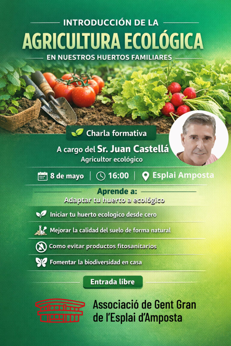 L’Associació de Gent Gran d’Amposta s’interessa per l’agricultura ecològica