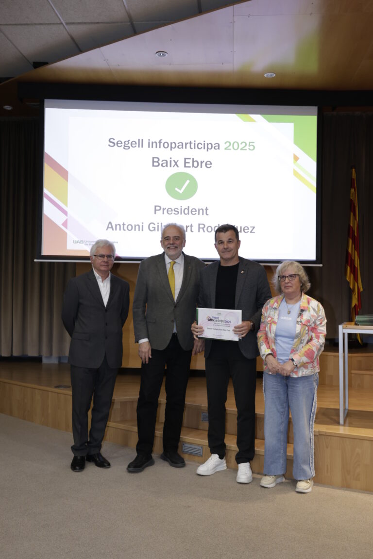 El Consell Comarcal del Baix Ebre assoleix la valoració més alta en transparència a la demarcació de Tarragona