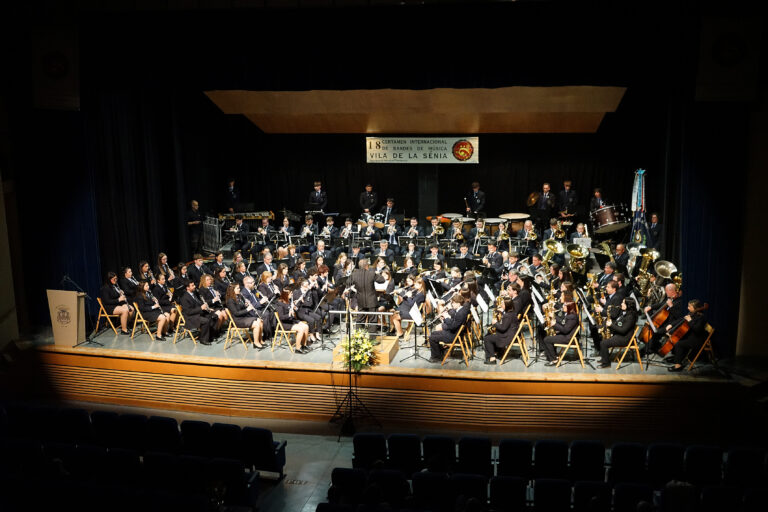 La Banda Municipal de Música d’Alcanar guanya el XVIII Certamen de Bandes de Música Vila de la Sénia