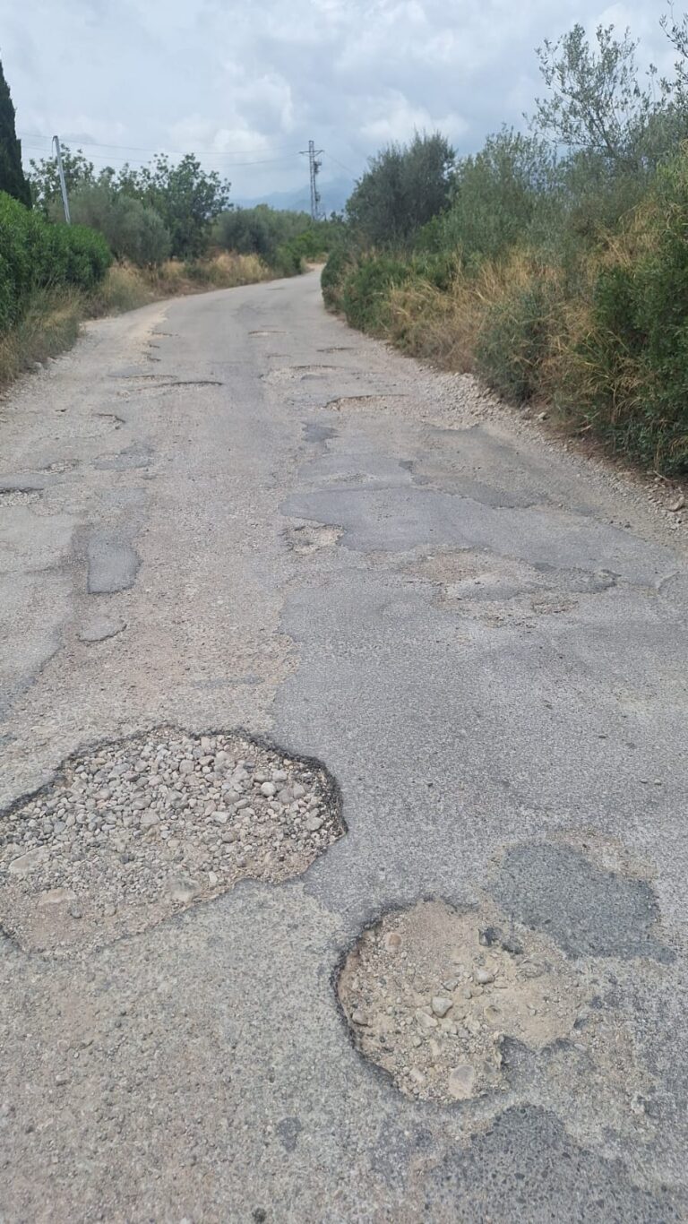 La Diputació destinarà 250.000 euros a la repavimentació del camí de Sant Francesc, entre Tortosa i Roquetes