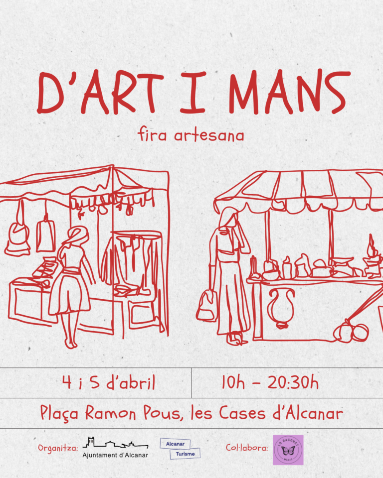 La fira d’Art i Mans reuneix artistes i artesans a les Cases d’Alcanar el pròxim cap de setmana
