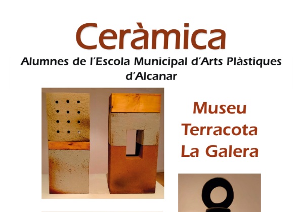 Els alumnes de l’escola d’arts plàstiques d’Alcanar exposen al Centre d’Interpretació de la Terrissa de la Galera