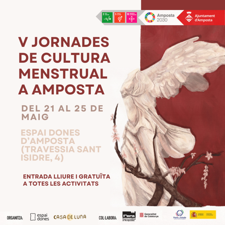 Amposta organitza una desena d’activitats en el marc de les V Jornades de Cultura Menstrual