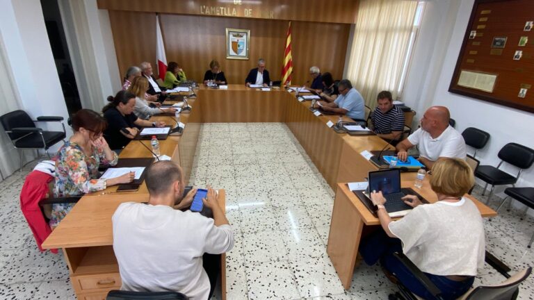 El nou equip de govern de l’Ametlla de Mar aprova els seus primers pressupostos