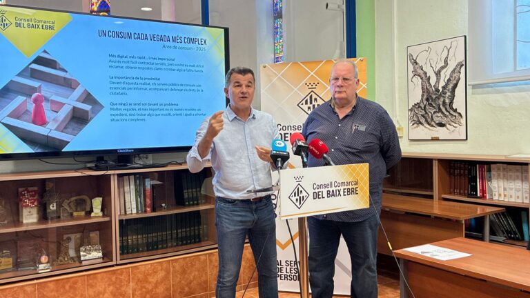El Consell Comarcal del Baix Ebre alerta de l’augment dels conflictes de consum en un context cada vegada més digital