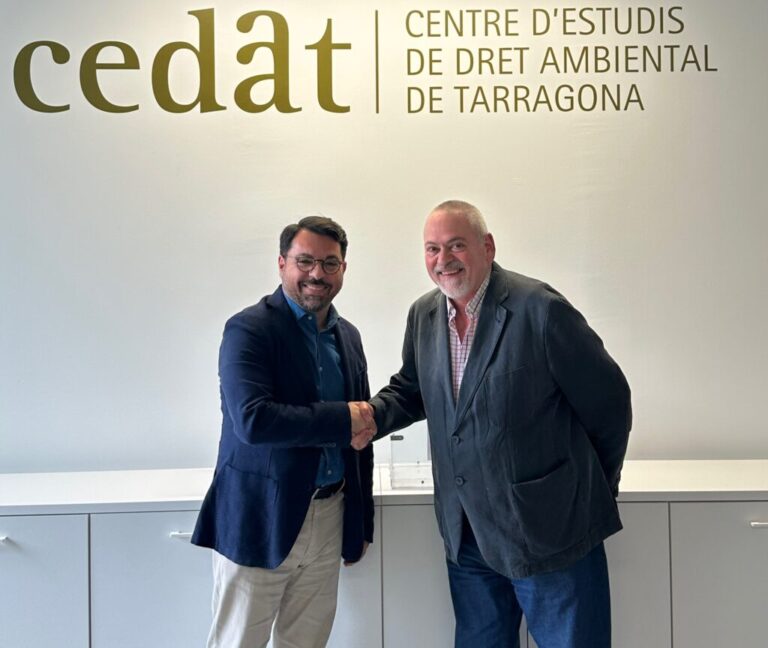 Endrius Cocciolo, nou director del Centre d’Estudis de Dret Ambiental de Tarragona