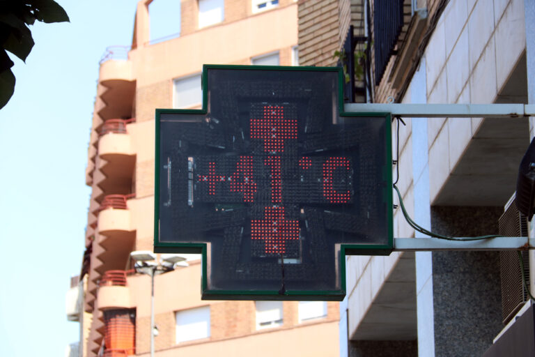 Vinebre arriba als 44,1ºC, el setè valor més alt mai registrat per una estació del Meteocat