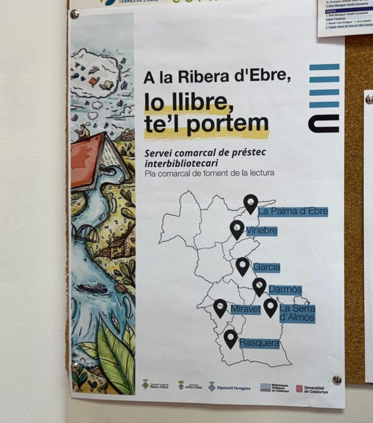 El Consell Comarcal de la Ribera d’Ebre i el Departament de Cultura impulsen el servei de préstec bibliotecari a set pobles de la comarca