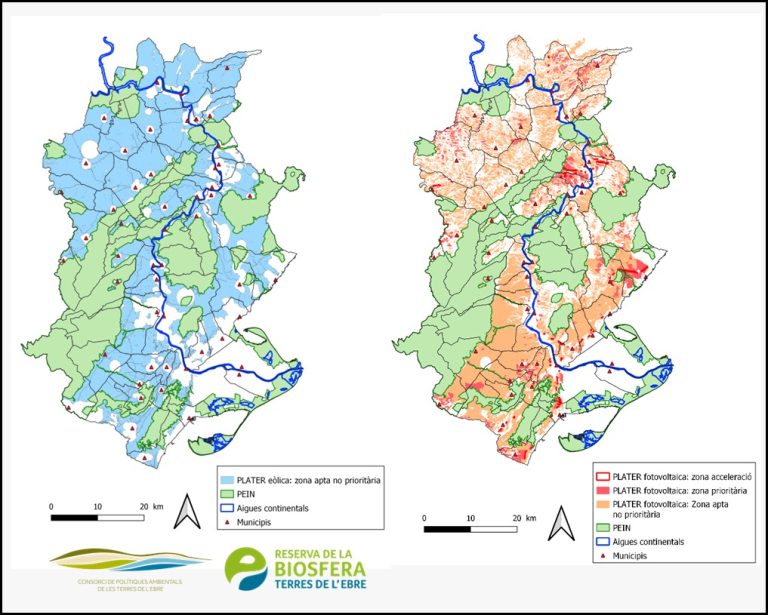 El COPATE reclama una planificació de les energies renovables més equilibrada i adaptada a la realitat de les Terres de l’Ebre